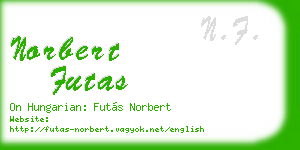 norbert futas business card