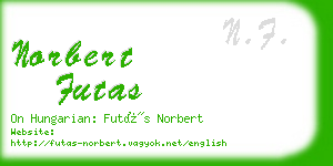 norbert futas business card